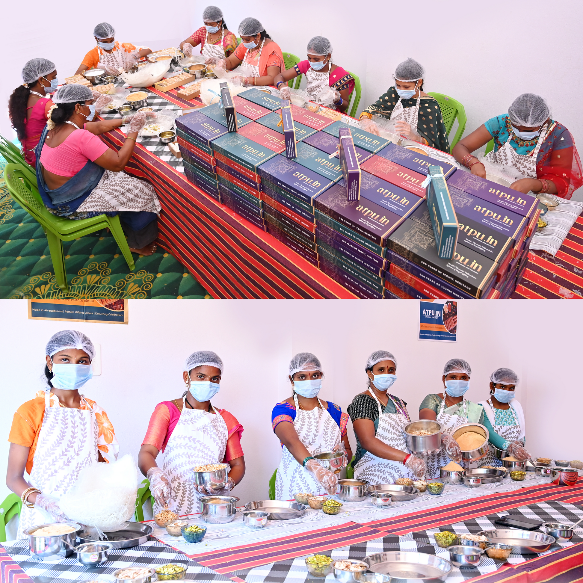 ATPU Mini Family Combo | Influencer Pack [30 Pcs] Atreyapuram Putharekulu - Buy Online Original Putharekulu Made In Atreyapuram
